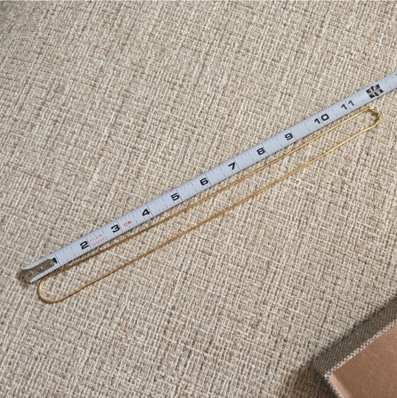 SOLD Vintage 14k Gold Round Snake Chain Necklace - Picture 7 of 10